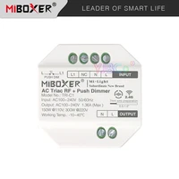 miboxer led triac rf push dimmer switch ac110v 220v tri c1 2 4ghz wireless remote controller for bulb light lamp