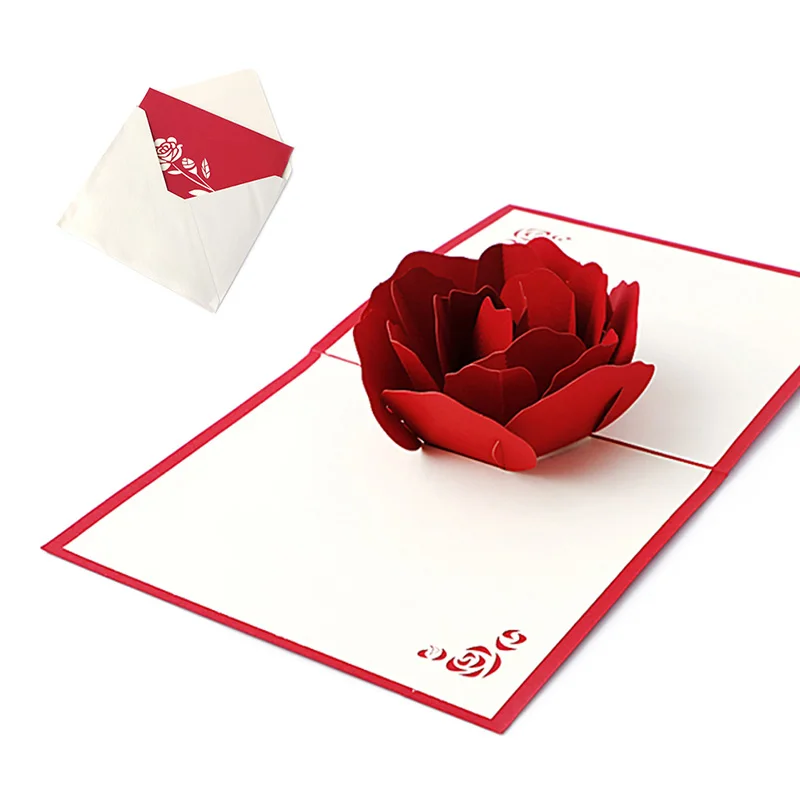 

3D Pop Up Butterfly Flower Basket Greeting Card for Wedding Anniversary Birthday Mothers Father's Day Graduation Gifts