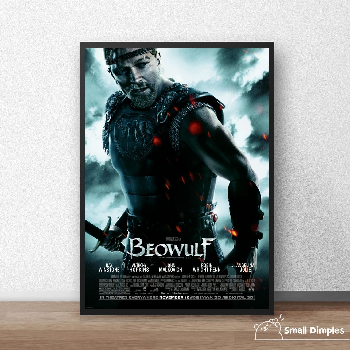 

Классический кинопостер Beowulf, холст, Художественная печать, украшение для дома, настенная живопись (без рамки)