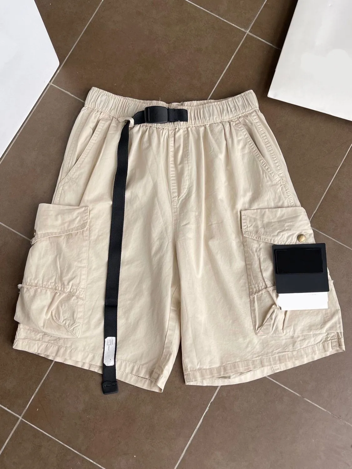 

Stone Designer Brand Summer Mens Sports Shorts badge Shorts Men's pocket Outdoor Slacks