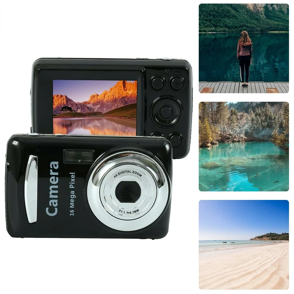 

16mp Цифровая видеокамера 720P 30fps 16m 4x zoom ручная цифровая камера с ЖК-экраном для видео фото vlog travel Best