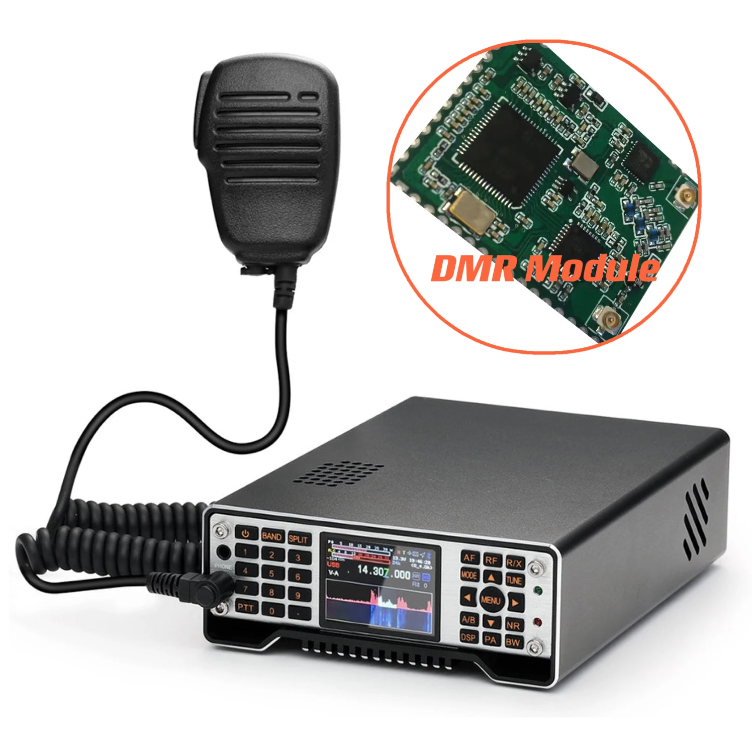 3rd Generation Original Q900 V3 300KHz-1.6GHz HF/VHF/UHF ALL Mode SDR Transceiver Software Defined Radio DMR SSB CW RTTY AM FM