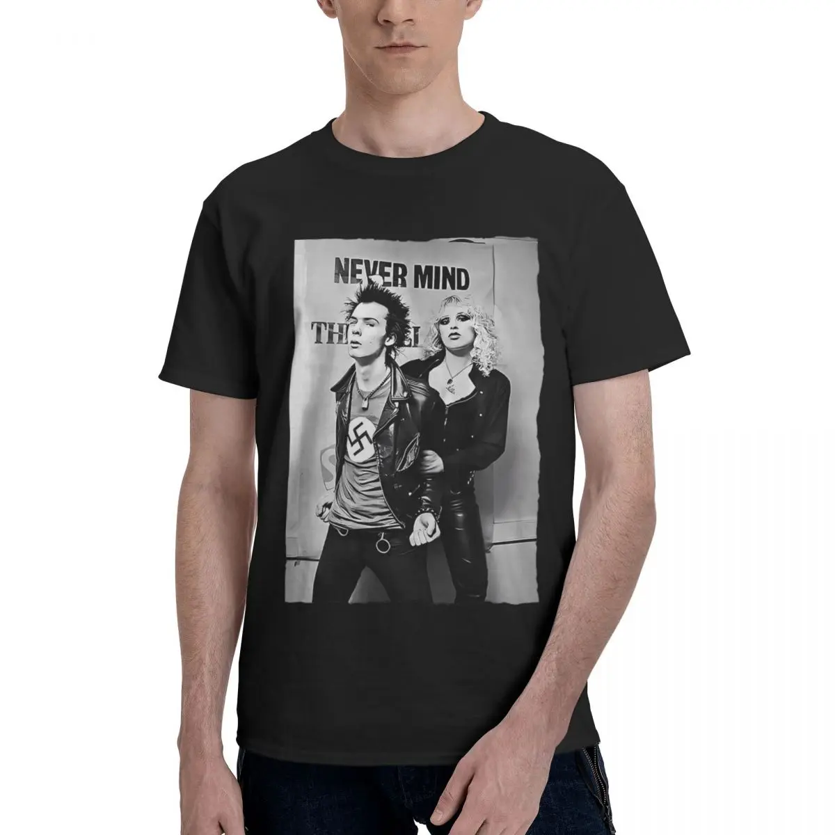 Sid Vicious Und Nancy Spungen 100% хлопок повседневный дышащий удобный топ элитная мужская