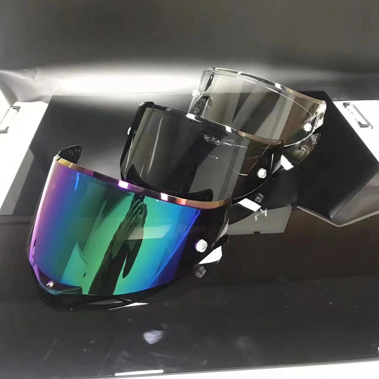 9 Colors Motorcycle Full Face Helmet Visor for AGV PISTA GP R GP RR Corsa R Corsa RR RACE3 High Strength Sunscreen Lens Case enlarge