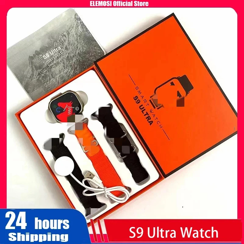 

NEW S9 Ultra Smart Watch Bluetooth Call Phone Heart Rate Information Reminder Wireless Charger Sport Smartwatch For men wowen