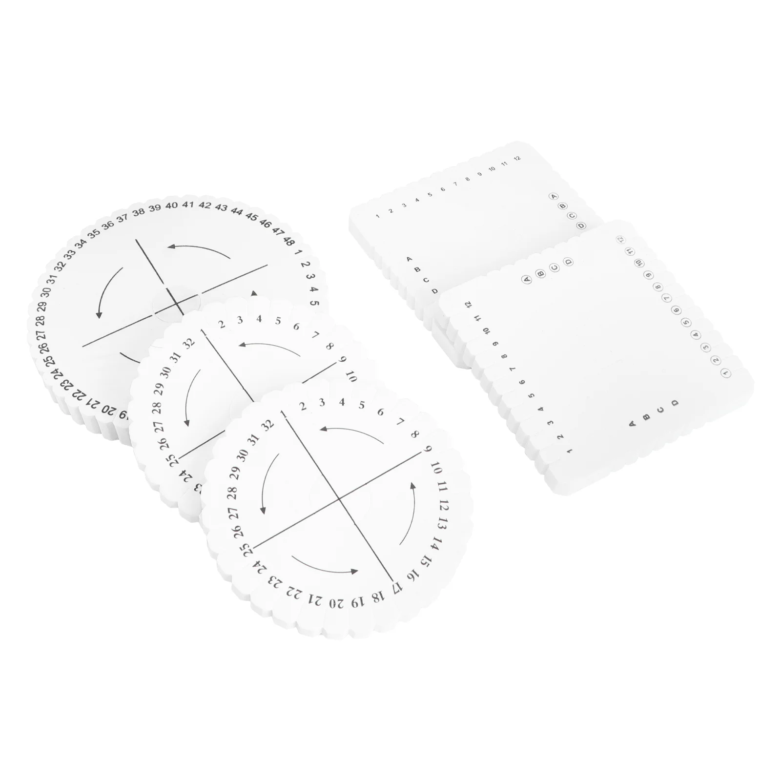 

Disc Beading Board Braiding Cord Bracelet Weaving Knitting Rope Diy Loom Braided Disk Supplies Square Kumihimo Round Plates