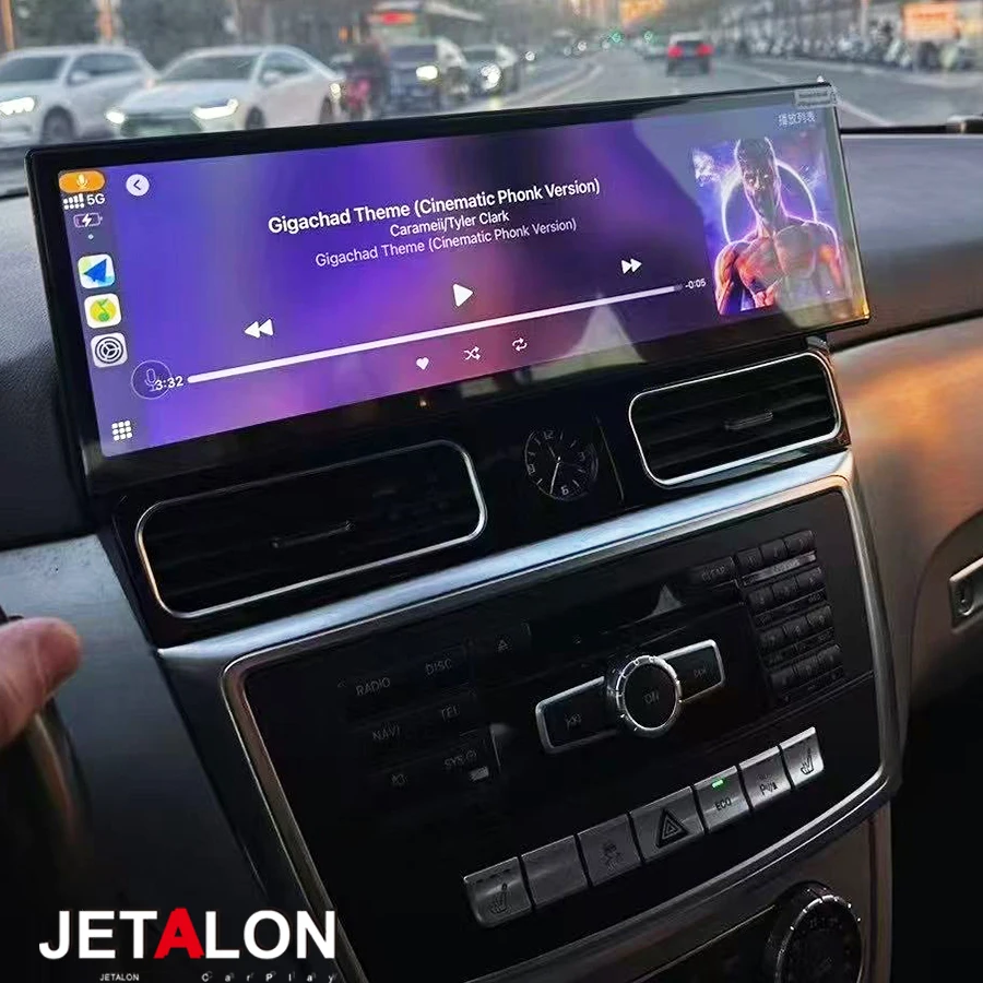 

14,9-дюймовый автомобильный радиоприемник Android, автомобильный мультимедийный плеер, экран, беспроводной Carplay GPS для Mercedes Benz Ml GL GLE GLS W166 X166 2012-2018