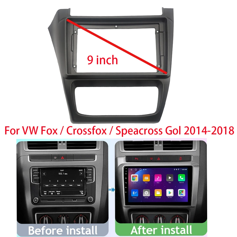 9-дюймовый для VW Fox/Crossfox/Speacross Gol 2014-2018 ndroid GPS стереоплеер 2DIN головное устройство