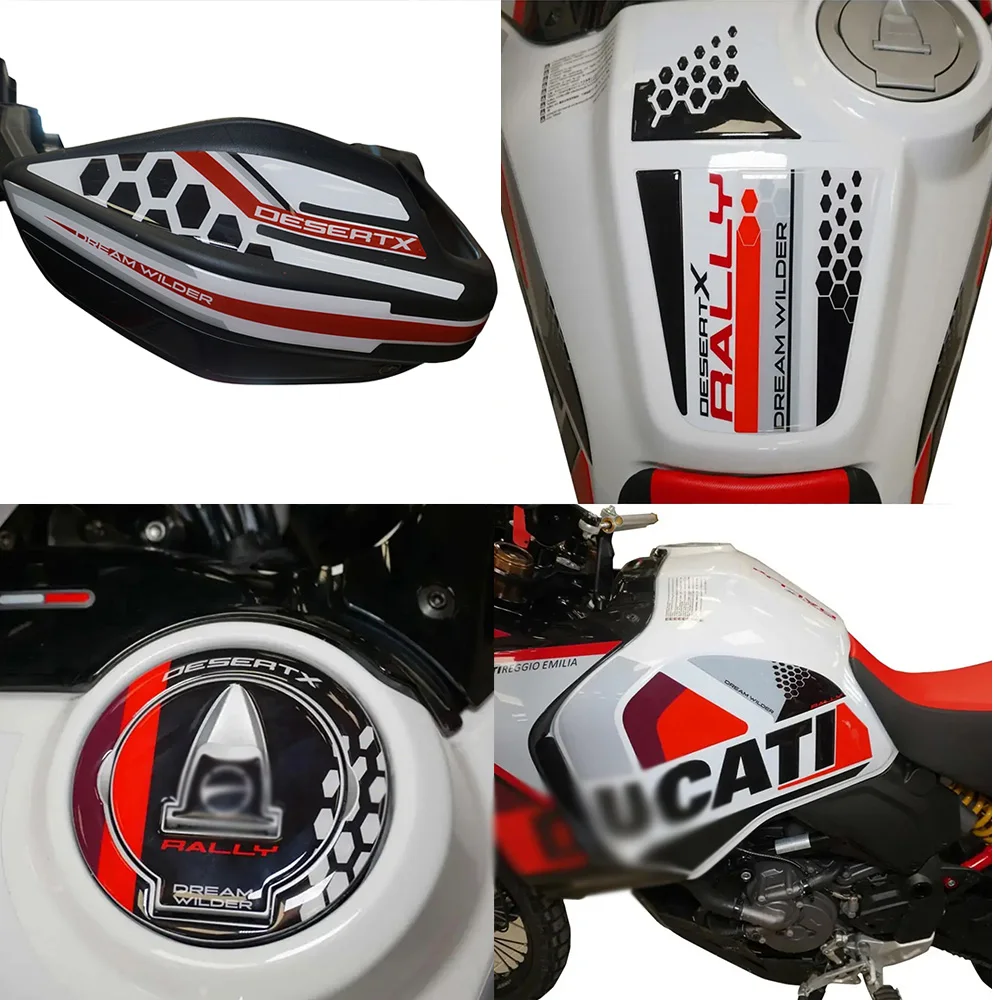 Для DESERT X RALLY 2024 DesertX Rally мотоцикл 3D наклейка из эпоксидной смолы защитный комплект