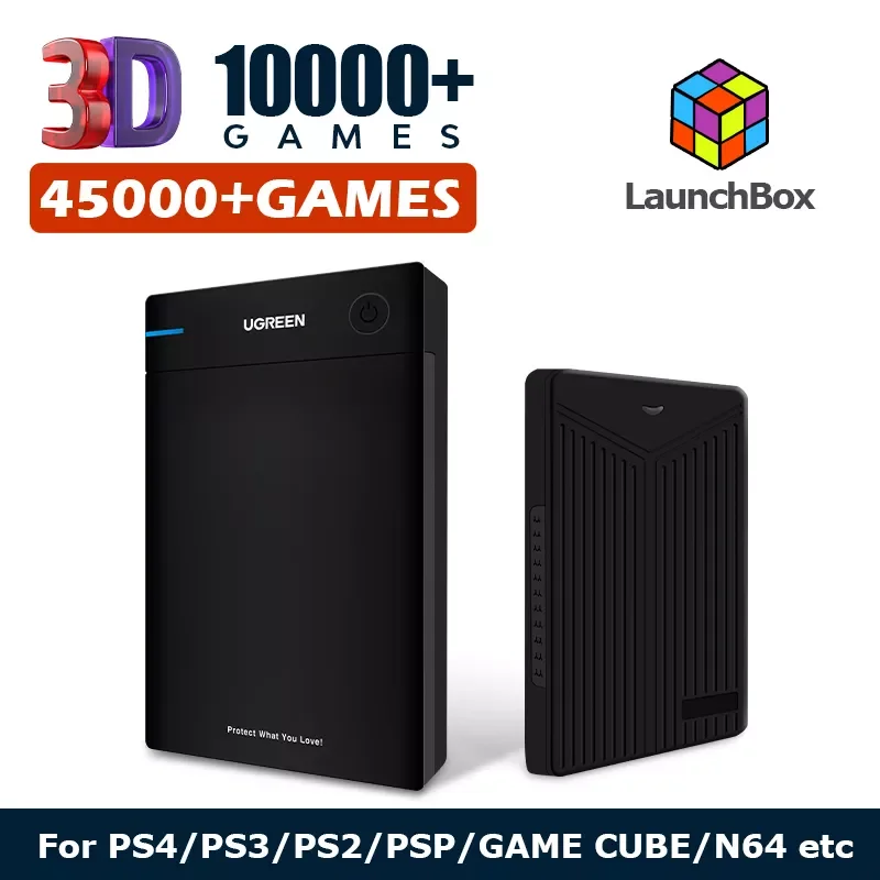 

Внешний игровой жесткий диск с 45000 + Ретро-играми для/PS3/PS2 // Wiiu // PSP/N64 портативный жесткий диск для Windows