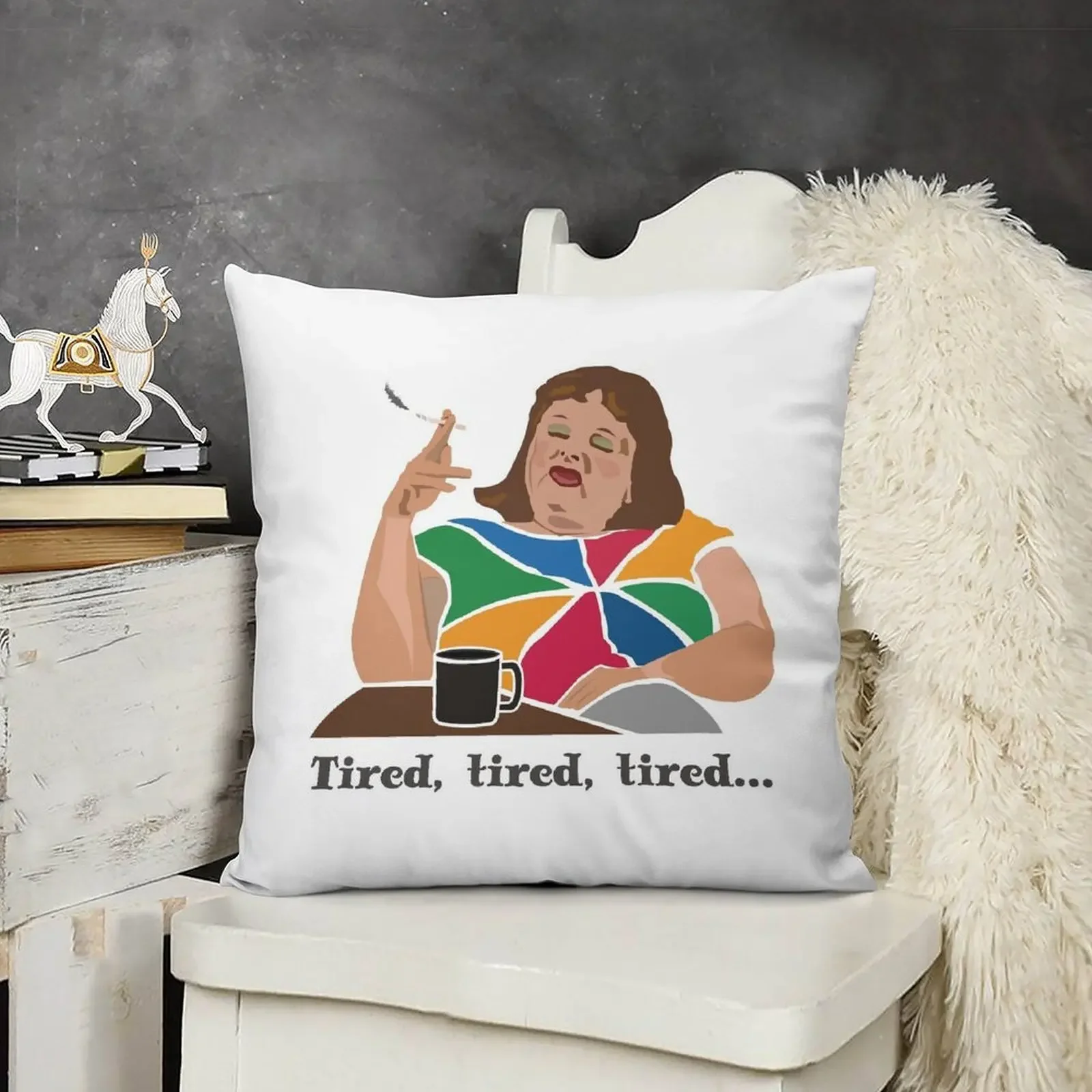 TIRED Lynne Postlethwaite Magda Szub 수śla Fast Forward значок австралийской комедии. Втомлен устал