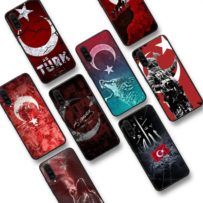 

Flag Turkey Istanbul Antalya mustafa Wolf Phone Case For Xiaomi Mi 5X 8 9 10 11 12 lite pro 10T PocoX3pro PocoM3 Note10 pro lite