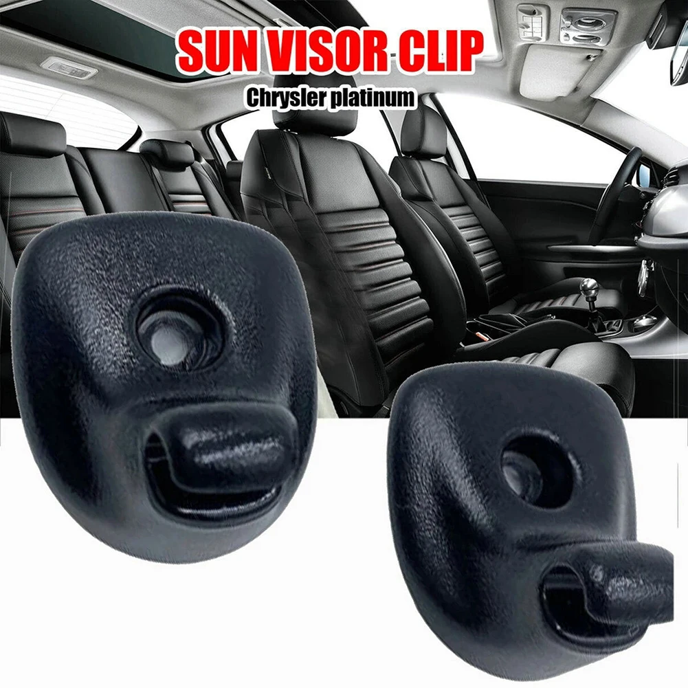 

2PCS Car SUN VISOR SUPPORT Clip 1GW25DX9AA For 200 2011-2015 For Dodge Avenger 2011-2014 Auto Accessories