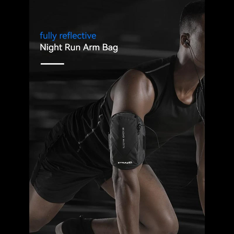 

Outdoor Sports Running Fitness Waterproof Luminous Phone Arm Bag