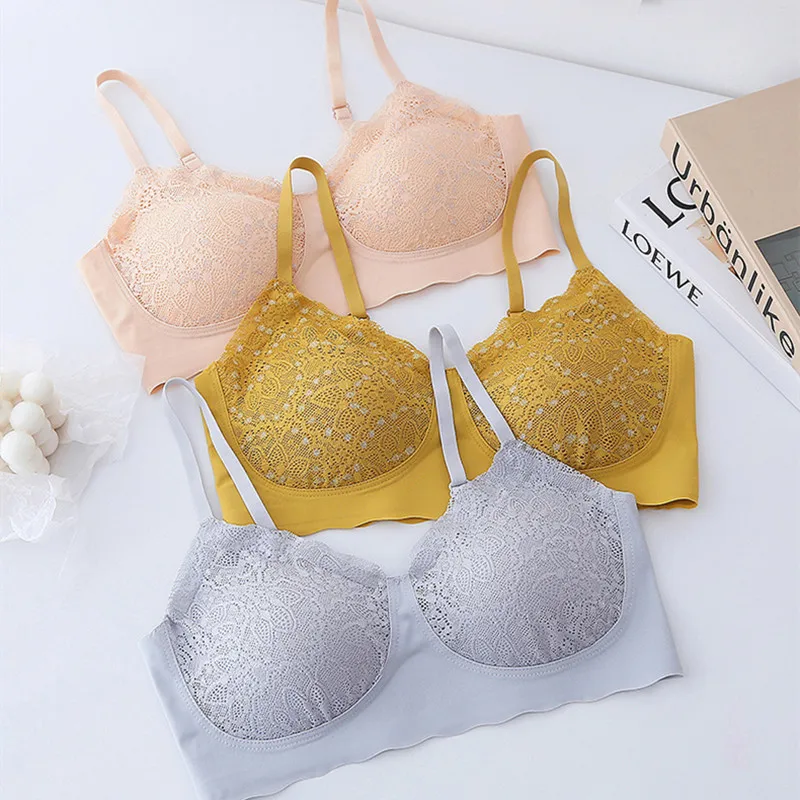 

Push Up Bras For Women Underwear Fashion Bralette Wire Free Brassiere Comfort Invisible Bra Female Sexy Lingerie Intimates