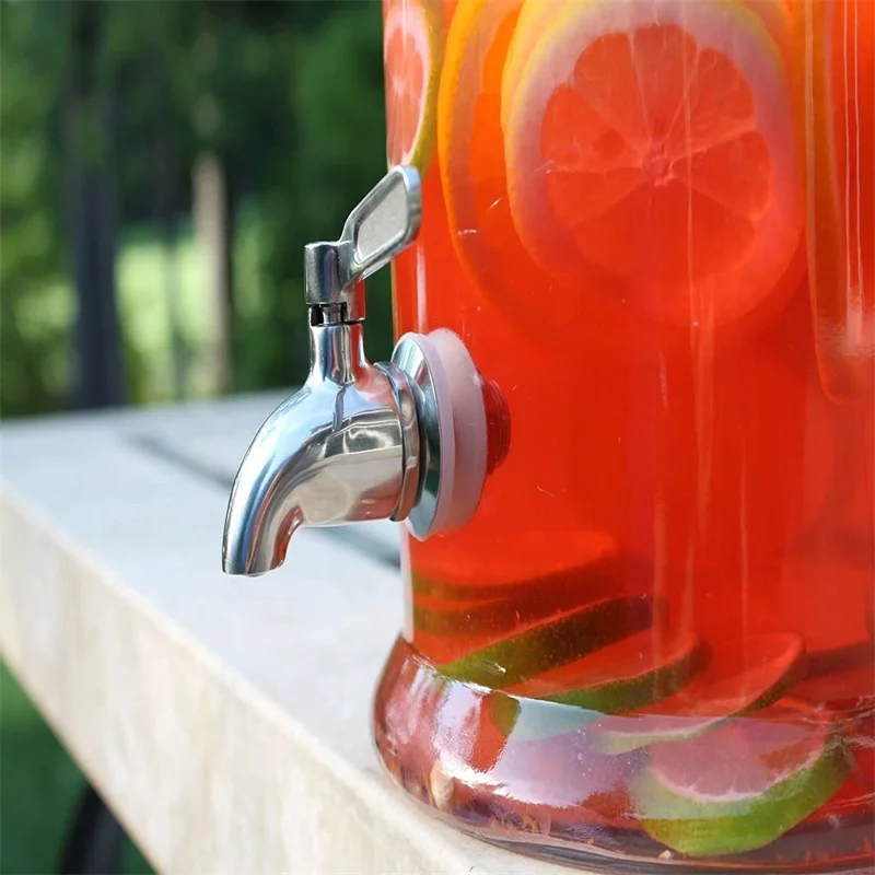 

Convenient High Temperature Resistance Stainless Steel Metal Body Drink Water Beverage Dispenser Faucet Wine Barrel Juice Tap