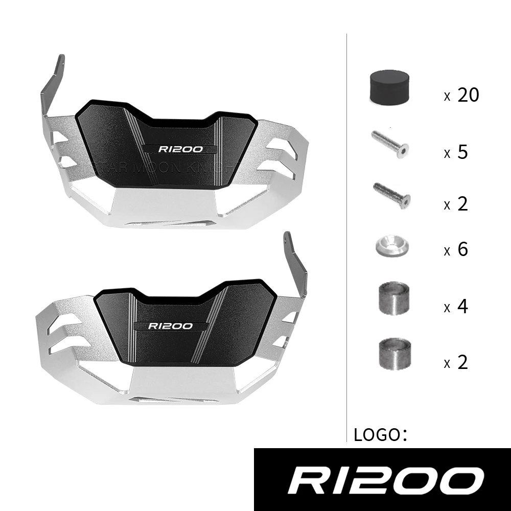 

Защита двигателя мотоцикла, защита головки цилиндра, защитная крышка, защита цилиндра для BMW R1200R R1200GS R 1200 GS R RnineT R nineT