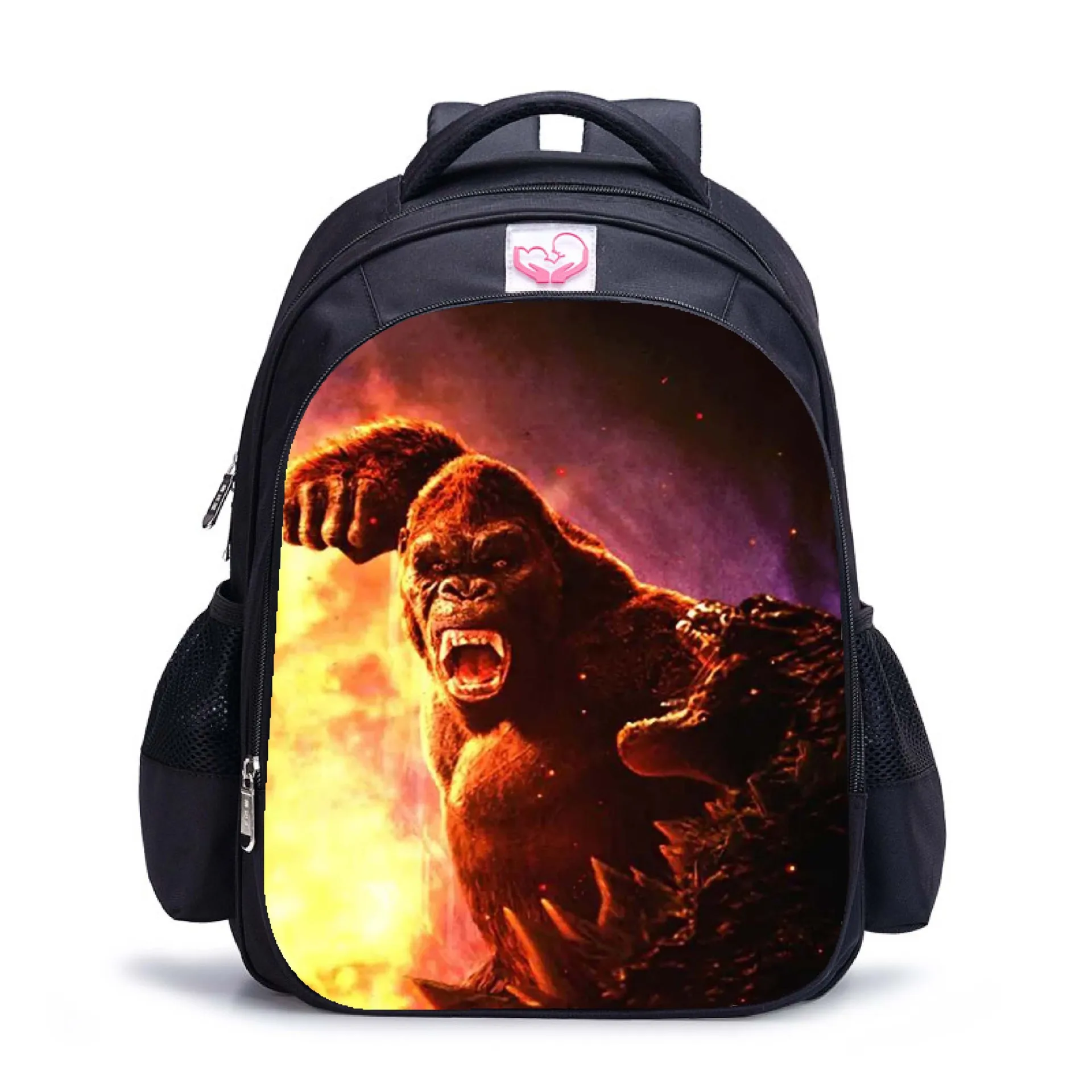 Рюкзак Godzilla Vs King Kong для маленьких мальчиков школьный ранец с мультипликационным