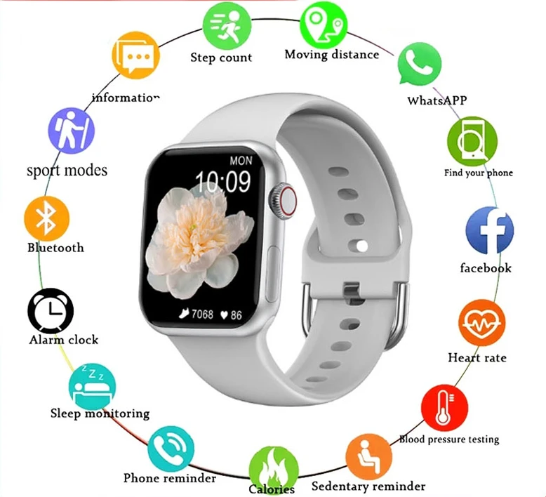 

2022 NEW NFC Smart Watch Door Access Control Smartwatch Bluetooth Calls Wireless Charging Men Women Fitness Bracelet