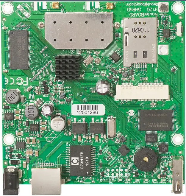 

MikroTik RB912UAG - 5 HPND ROS gigabit 5.8 G wireless ap motherboard 300 m