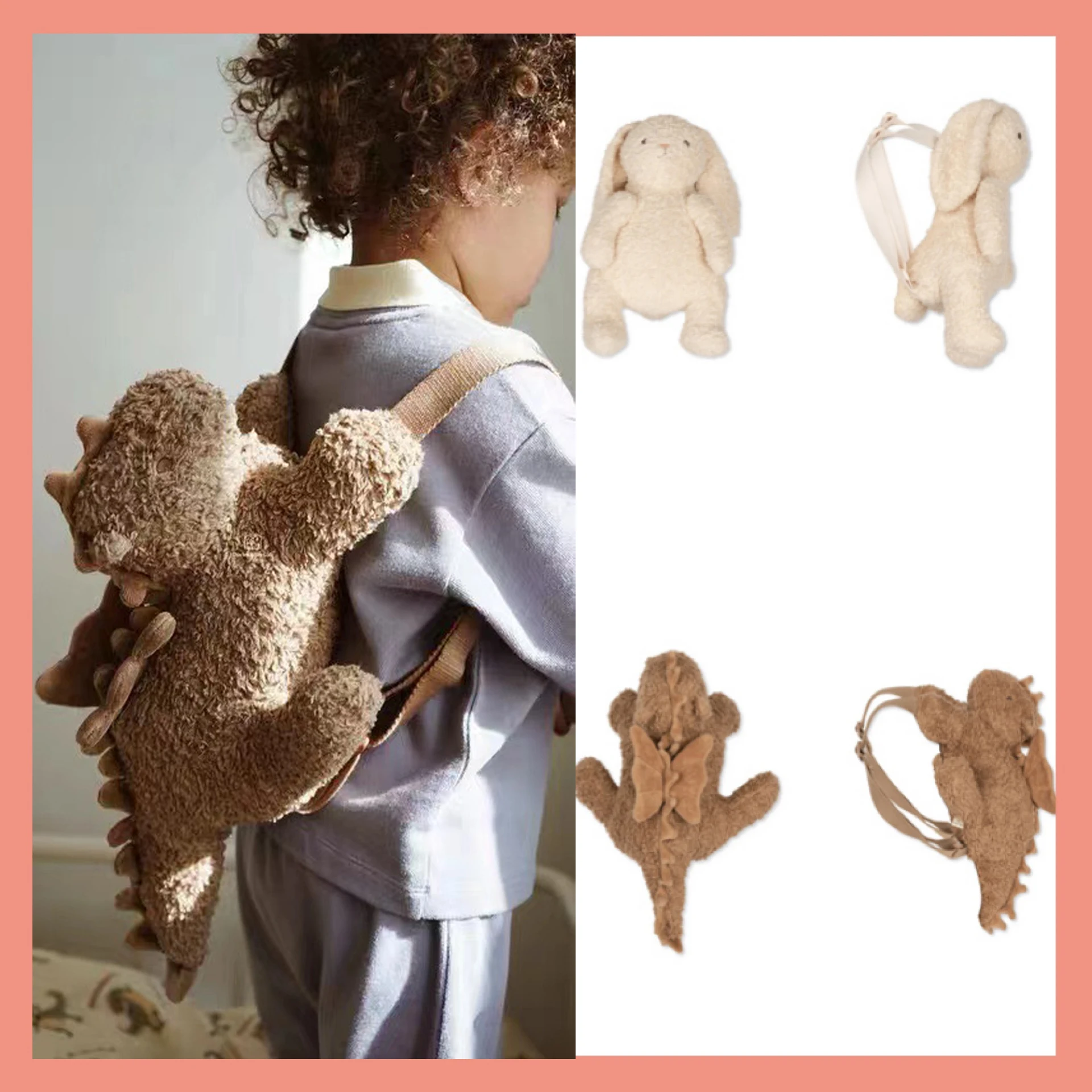 

Kids Backpack Cute Baby Boy Toys Konges Slojd 2023 KS Brands Girls Cartoon Vacation Snack Bag Baby Accessories