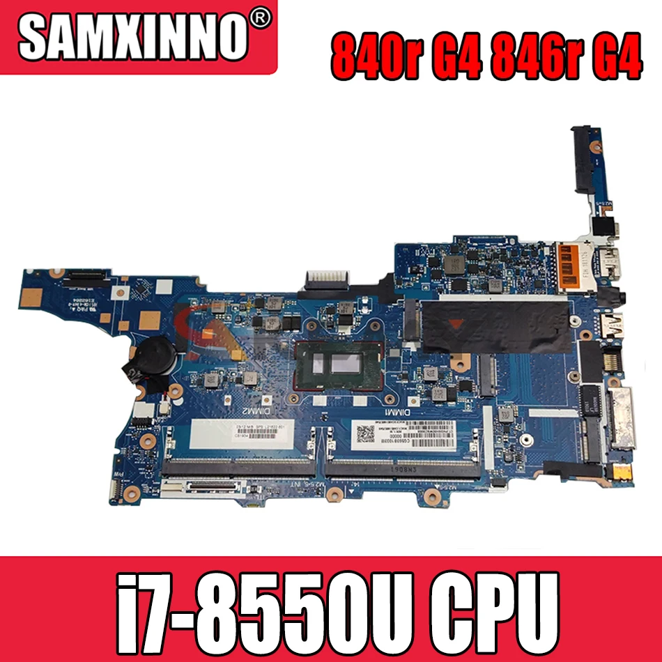 

Akemy 6050A2939701-MB-A01 For HP ELITEBOOK 840r G4 846r G4 laptop motherboard mainboard Intel i7-8550U CPU SR3LC tested 100% ok