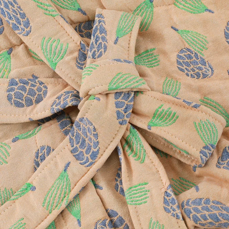 Couple Bathrobe Long Thickening Couple Nightgown Bathrobe Bamboo Cotton Breathable Bathrobe  Room Wear