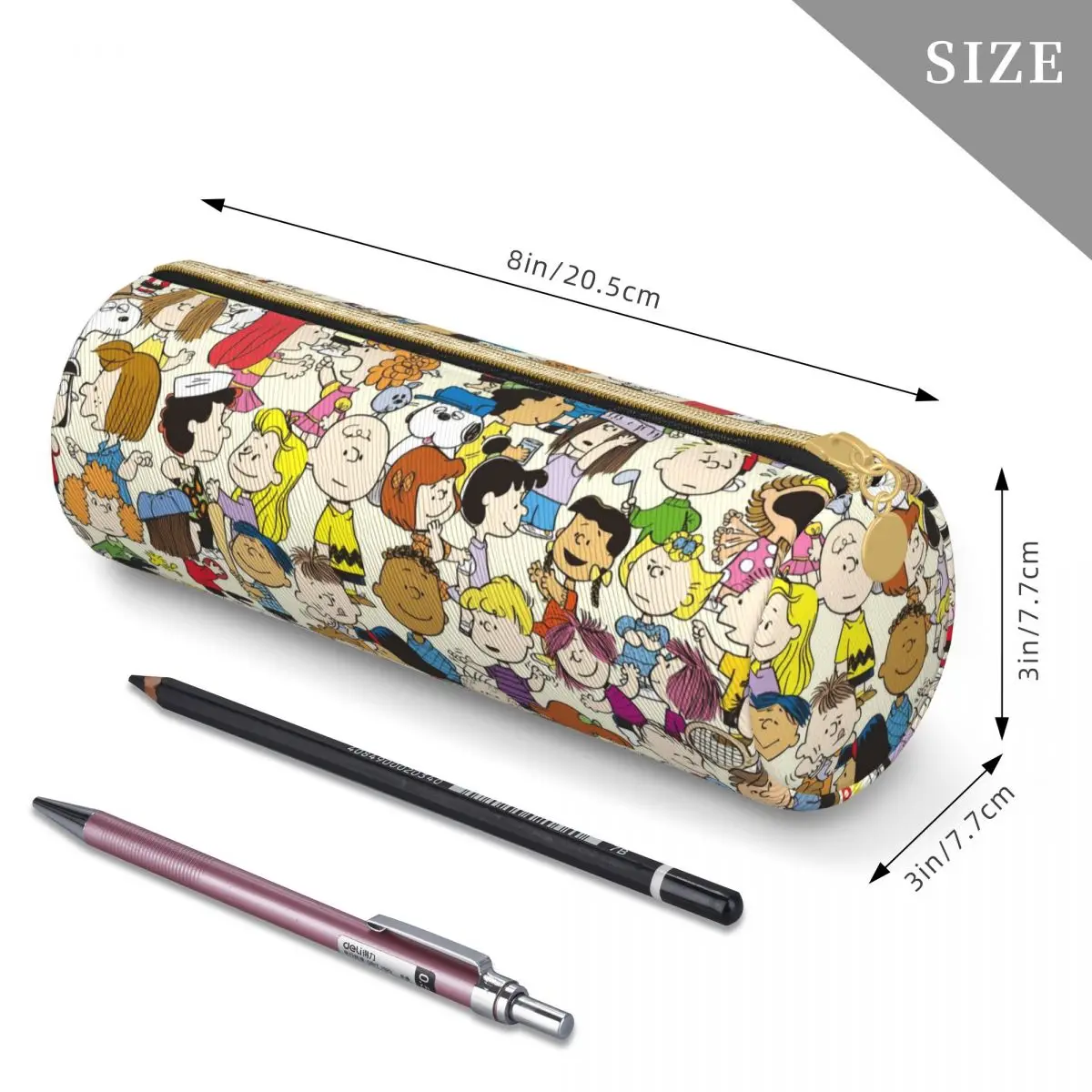 Арахис комикс карандаш искусственная кожа Снупи Чарли Браун Линус и Люси коробка