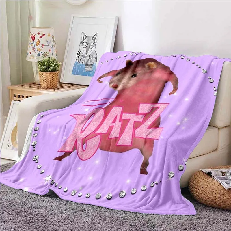 Одеяло Фланелевое с забавной мышкой для гостиной спальни кровати дивана