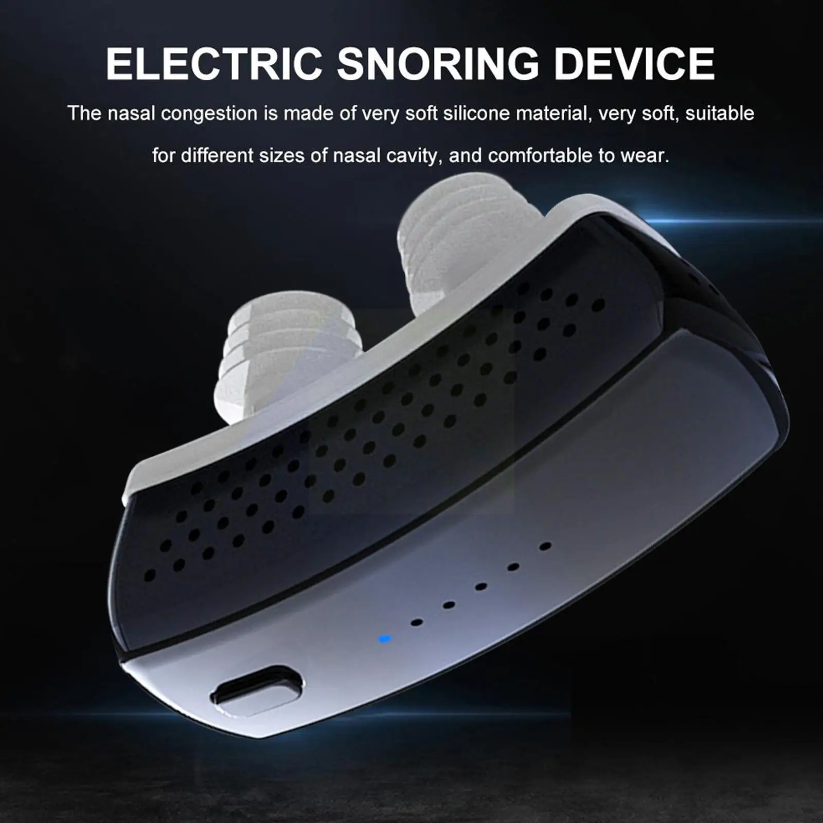 

Electric Anti Snoring Device Aid Mini Device Stopper Nose Breathing Relieve Snoring Aid Anti Snoring For Better Sleep T6N9