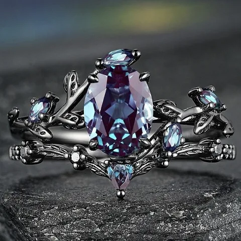 Кольца NovoPublic черные женские