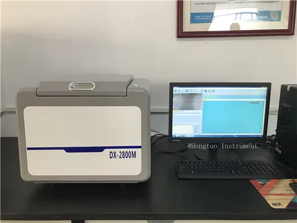 DX-2800M рентгеновский металлоанализатор Benchtop Mining Powder XRF цена машины |