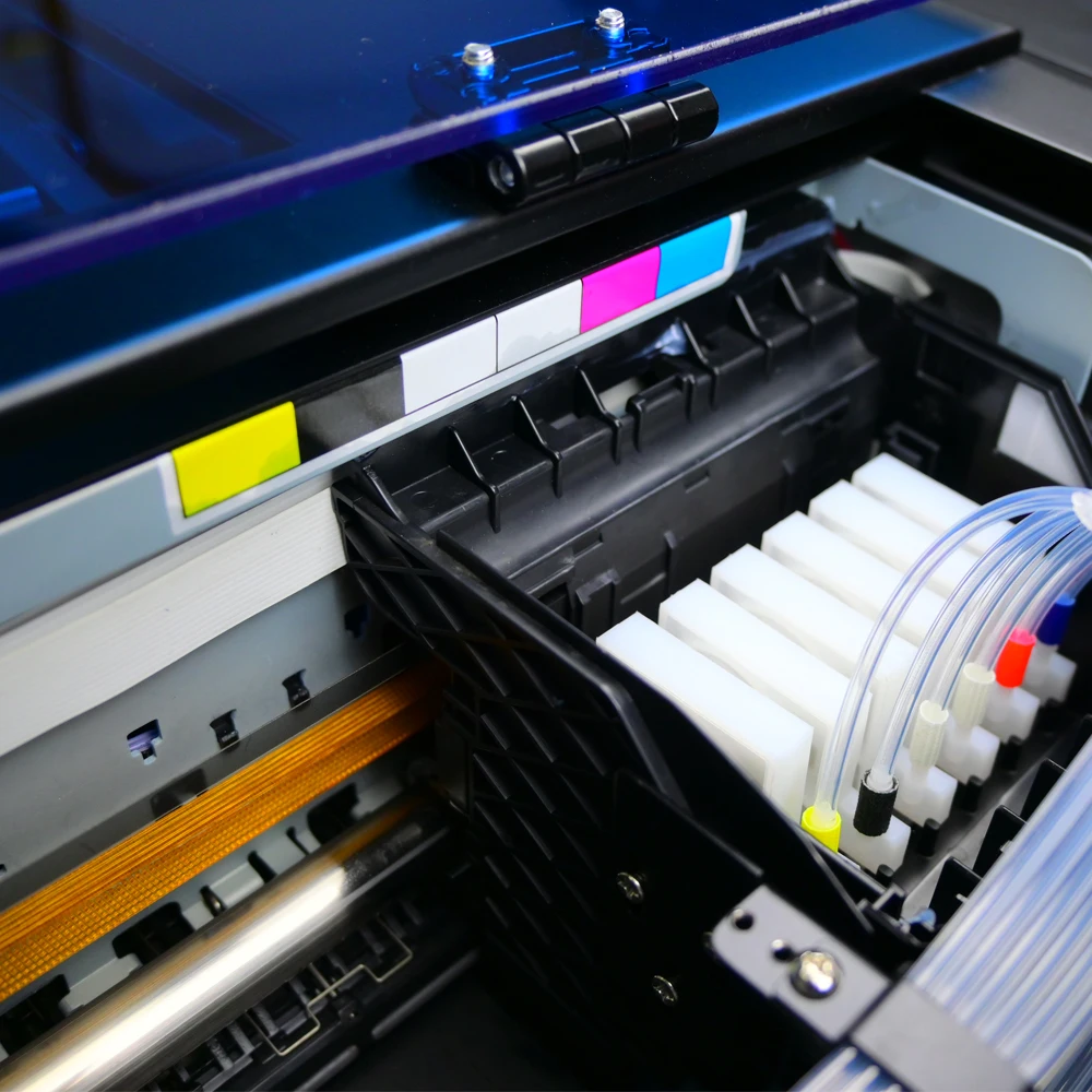 Принтер A3 DTF в рулоне R1390 для футболок худи кожаная одежда с теплопередачей пленка