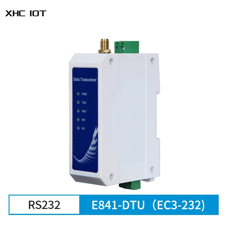 

4G Cat1 DTU RS232 Wireless Transceiver Receiver Modem APN VPN Network Module UDP Sever E841-DTU(EC03-232) SMA Interface