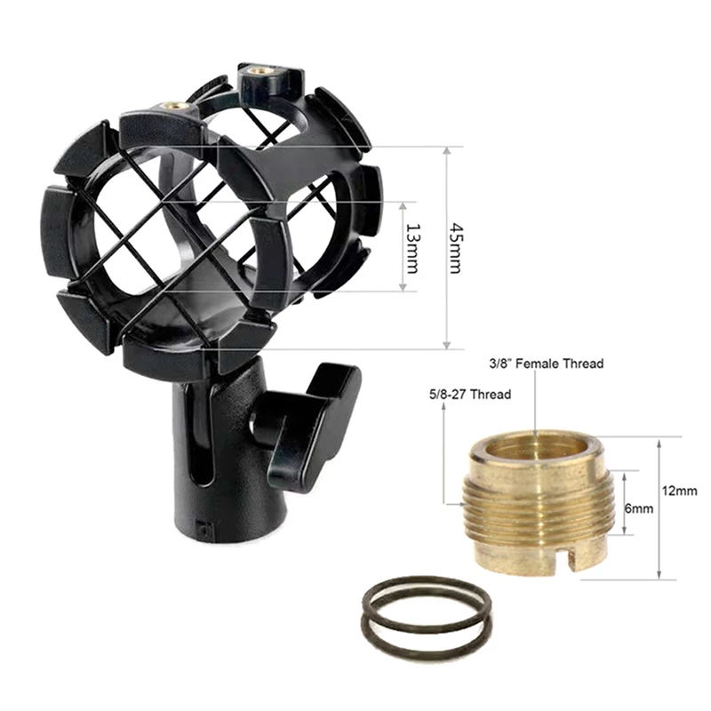 Профессиональный микрофон с ударным креплением фиксирующая ручка снижение