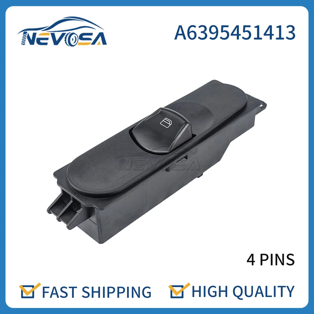 

Nevosa A6395451413 Front Right Car Power Window Switch Master Panel For Mercedes Benz Vito W639 2003-2012 A6395450613 6395451413