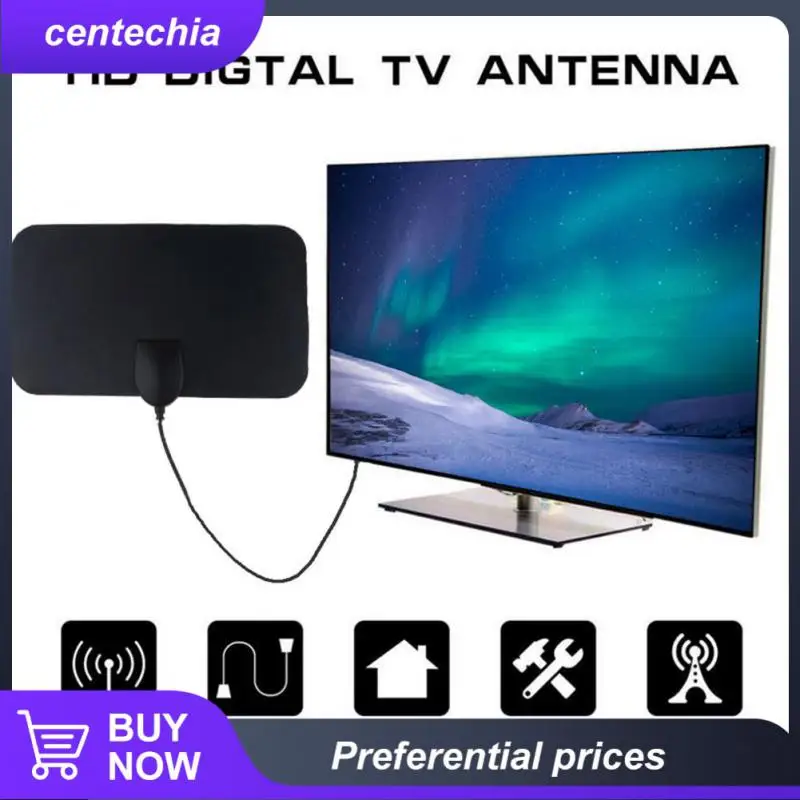 

Unique Hdtv Antenna Easy For Setup 4k Full Hd Channel Digital Hd Antena Clear Picture Multi-directional Capability Hdtv 1080p