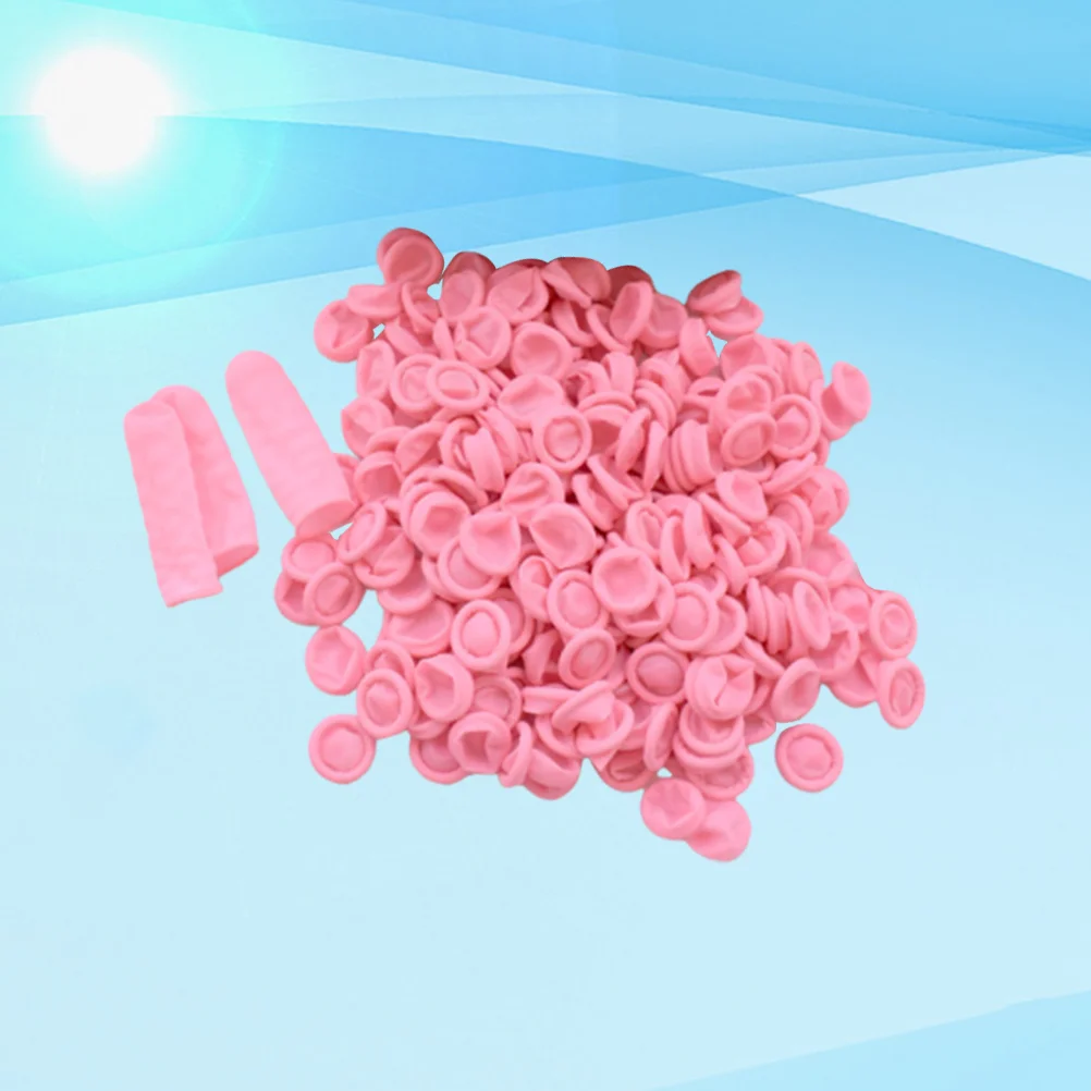 

600 Pcs Condom Disposable Cover Gloves Finger Accessories Fingertip Latex Protective Case