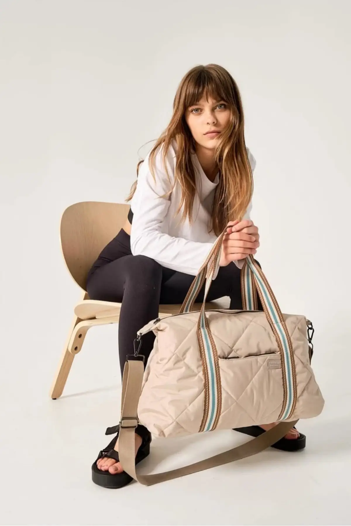 

Цветная стильная Женская Спортивная Дорожная сумка ekli Bzn6034