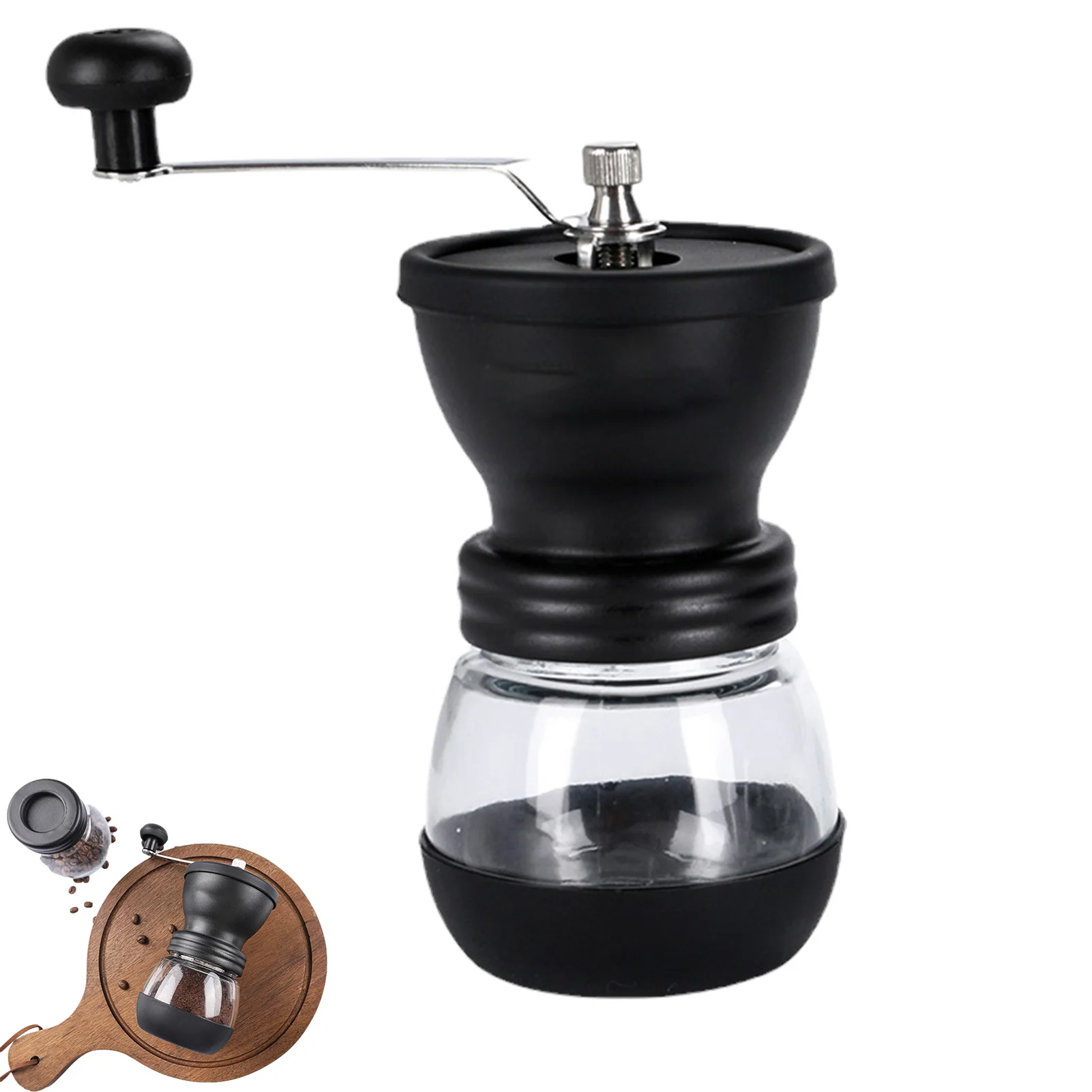 

Ручная кофемолка с удлиненной ручкой, ручная кофемолка с регулируемыми настройками