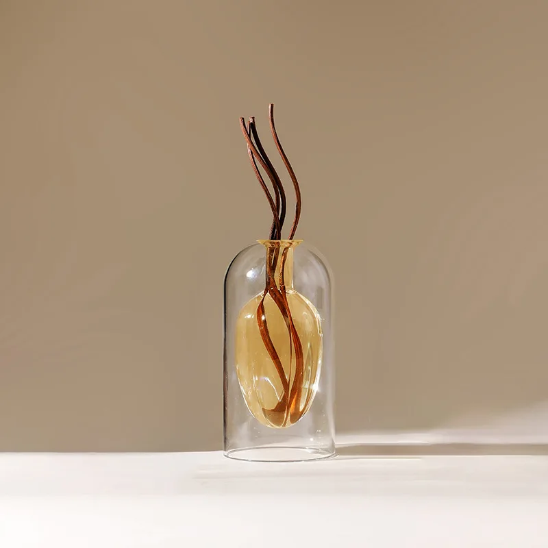 Двухслойный распылитель ароматерапии 1 шт. флакон из прозрачного стекла бутылки