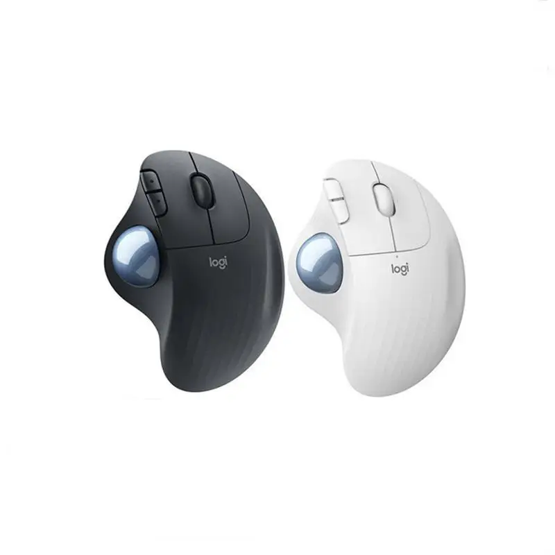 Bluetooth Mouse Rechargeable Logitech Ergo M575 Dual Mode 2.Ghz/Bluetooth Wireless Track Ergonomic Trackball Mouse for Computer