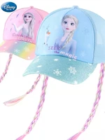 disney frozen sunshade hat for girls elsa anna childrens cap summer sun screen thin big western style hats kids birthday gifts
