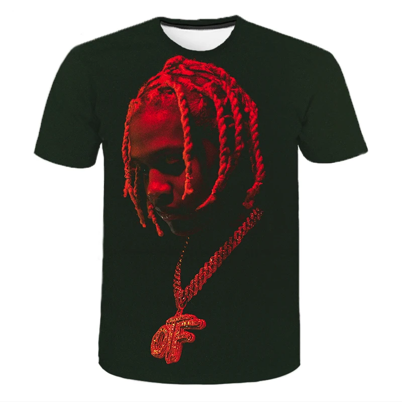 

Lil Durk 3D Printed T-shirt Rapper Men and Women T Shirt Cool Hip Hop T Shirt Unisex Fashion Casual Street Oversized T Shirt