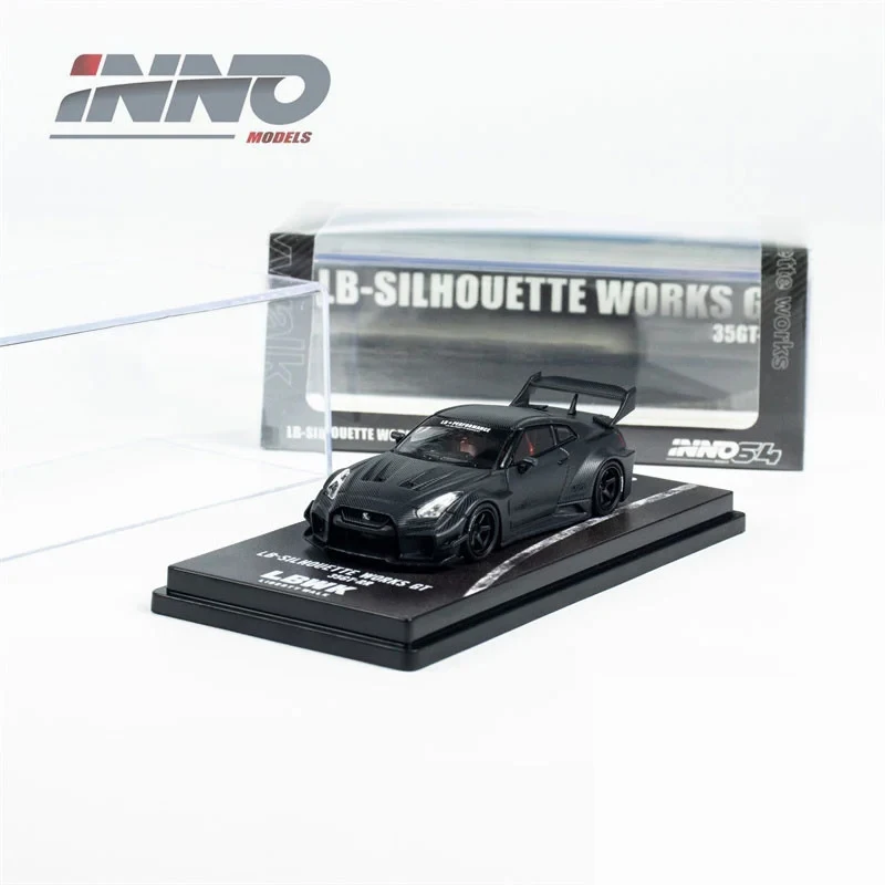 INNO 1:64 GTR R35 LBWK SUPER SILHOUETTE 35GT-RR литая под давлением модель из углеродного сплава