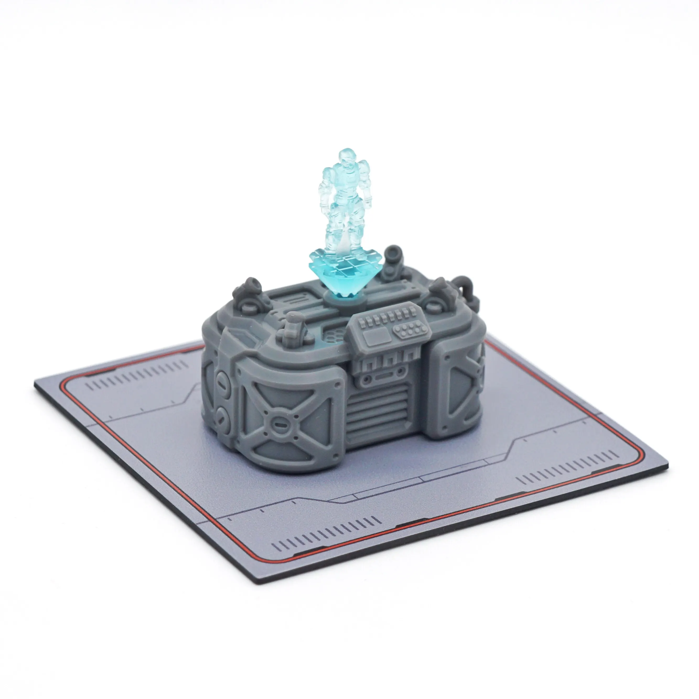 Фото Голографический проектор Diaclone 1/60, аксессуар для гаража, подставка для демонстрации моделей меха, научно-фантастический декор для взрослых коллекционеров и любителей хобби №2