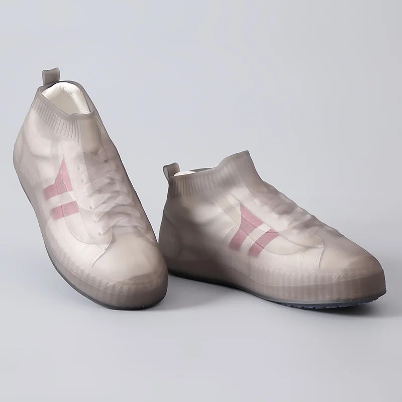 Rain Boot Cover Reusable Latex Waterproof Rain Shoes Cover Non-Slip Silicone Overshoes Boot Covers Unisex Shoes Accessories