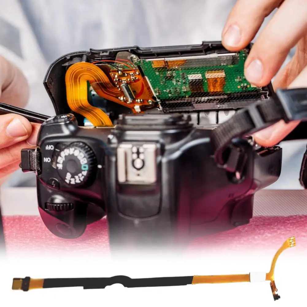 

Great Digital Camera Lens Aperture Flex Cable Replacement with Sensor Rust-proof Lens Aperture Cable Quick Disassembly