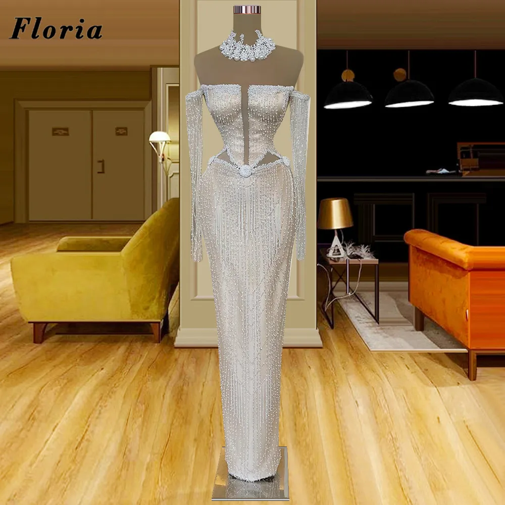 

Вечерние платья-русалки Среднего Востока, новинка 2023, модные платья с бисером и кристаллами для вечеринки на день рождения, платье для выпускного вечера, вечерние платья на заказ