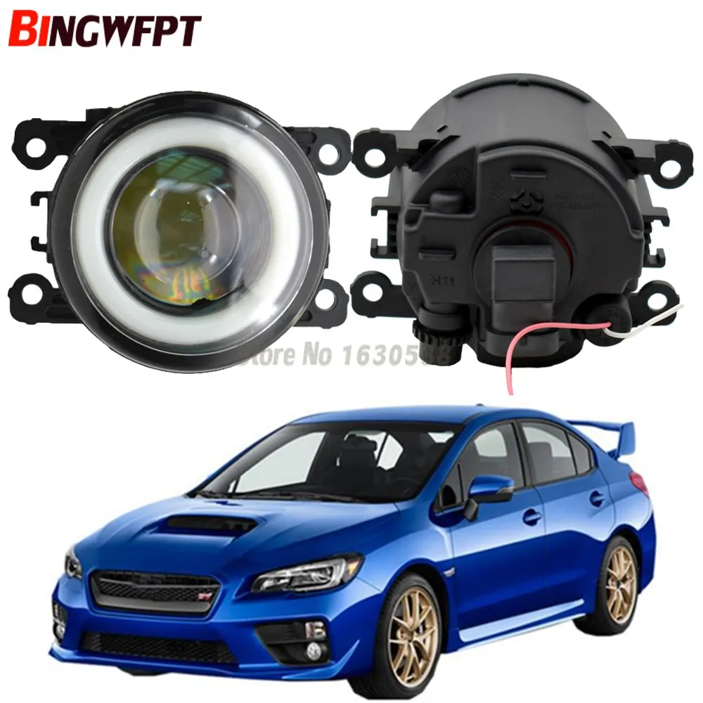 

2x NEW Angel Eyes Car styling LED fog Lights For Subaru WRX STI 2015 2016 For Subaru Legacy 2010 2011 2012